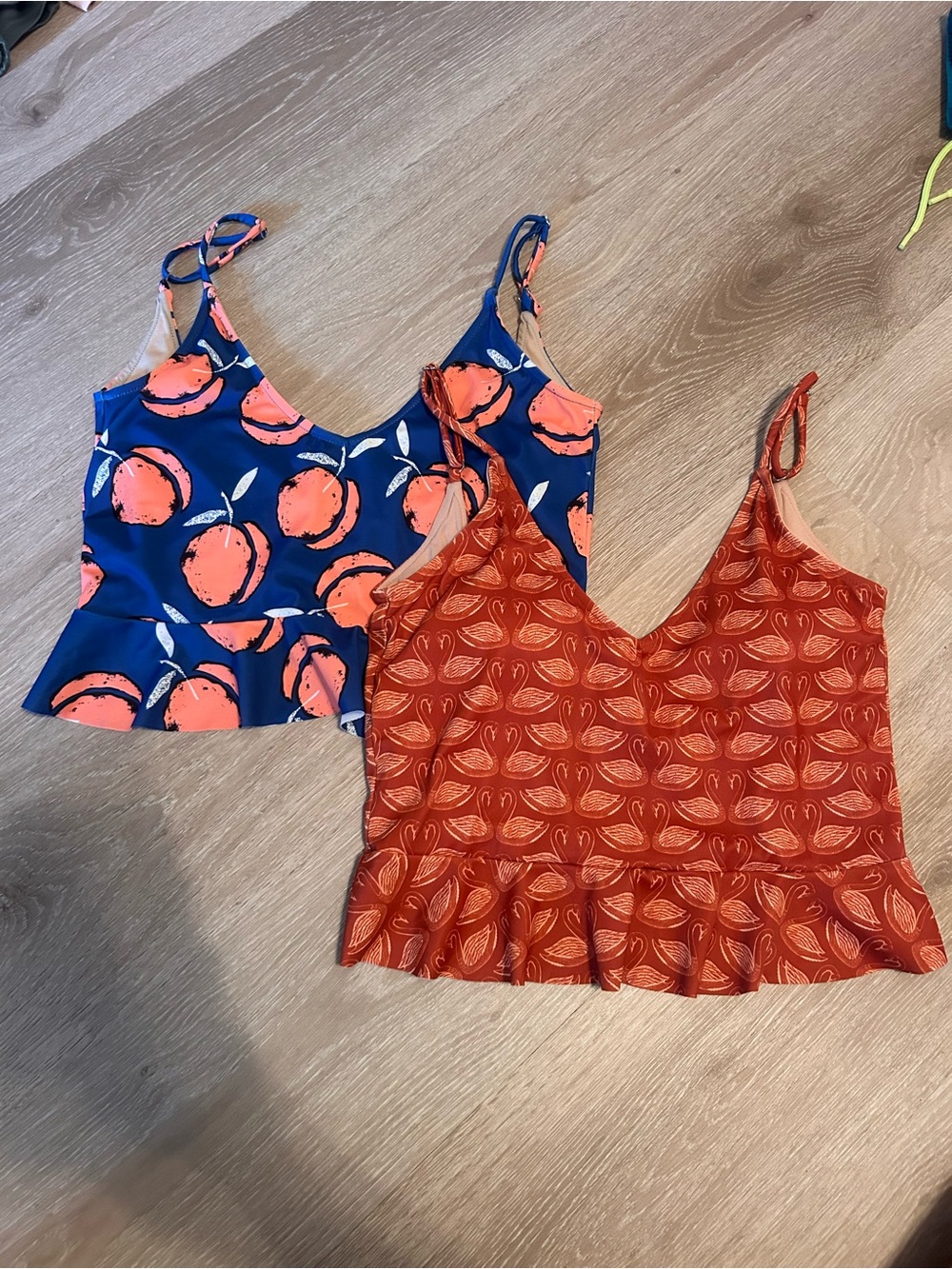 Kortni Jeane Peplum Swim Tops